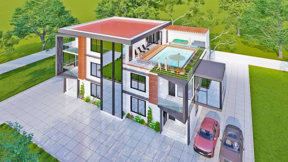 STOREY BUILDING RESIDENTIAL APARTMENT 2
