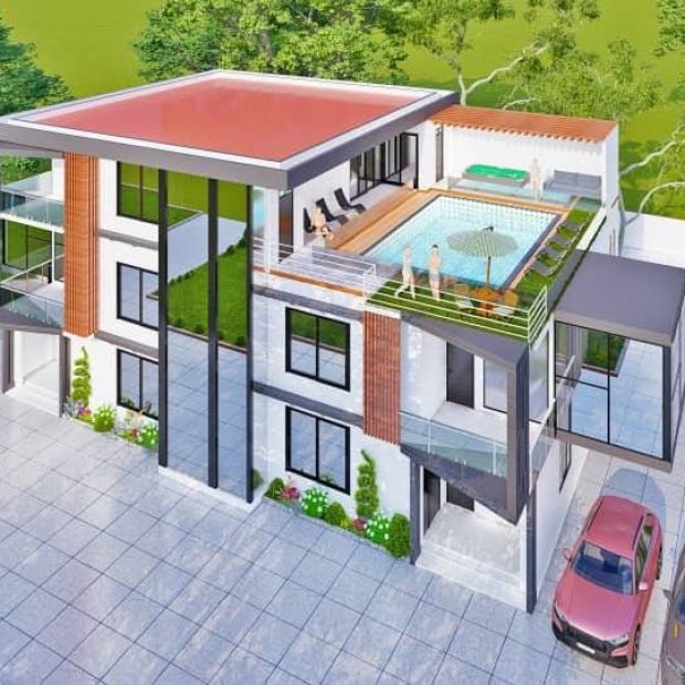 STOREY BUILDING RESIDENTIAL APARTMENT 2