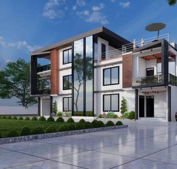 STOREY BUILDING RESIDENTIAL APARTMENT 4